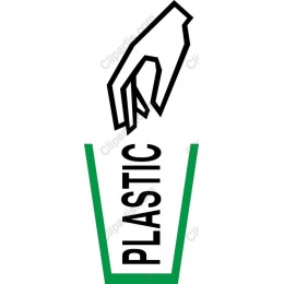 Plastic Waste Disposal Icon