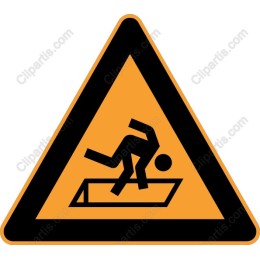 Caution Falling Hazard