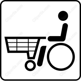 Inclusive Wheelchair Shopping Cart