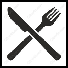 Crossed Fork and Knife