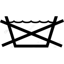 Do Not Wash Icon