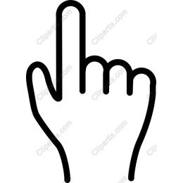 Hand Gesture - Pointing Finger Icon
