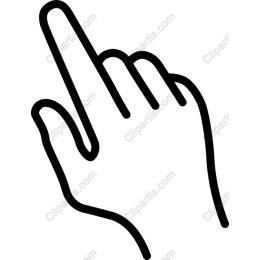 Minimalist Pointing Hand