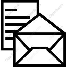 Modern Envelope and Letter