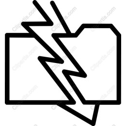 Lightning Bolt Folder