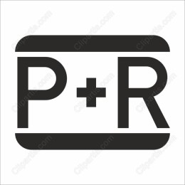 P + R Icon
