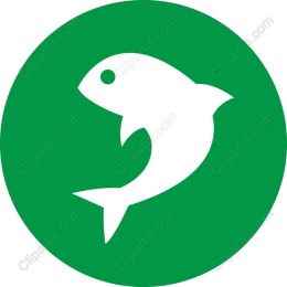 Minimalist Fish Icon