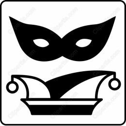 Jester Hat and Masquerade Mask