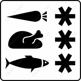 Fresh Food Collection: Carrot, Chicken, and Fish