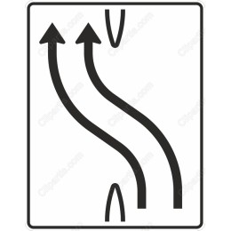 Winding Path Traffic Sign