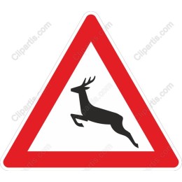 Deer Crossing Sign