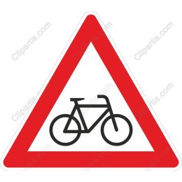 Bicycle Warning Sign