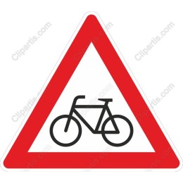 Bicycle Warning Sign