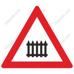 Warning Fence Sign