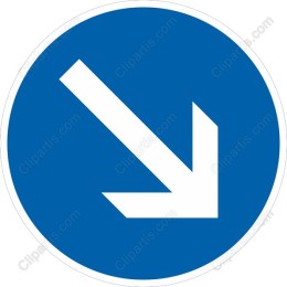 Downward Arrow Sign