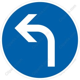 Left Turn Traffic Sign