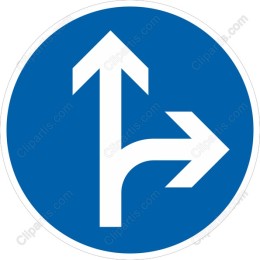 Directional Road Sign