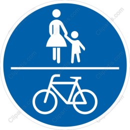 Bike Path with Pedestrians