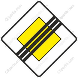 Yellow Diamond Safety Sign