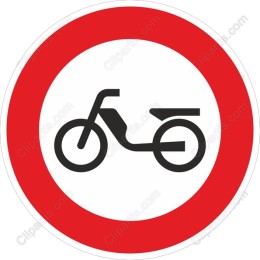 Motorcycle Prohibition Sign