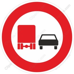 No Entry Traffic Sign - Truck & Car