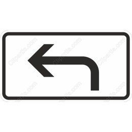 Left Turn Road Sign