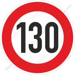 Speed Limit Sign (130)