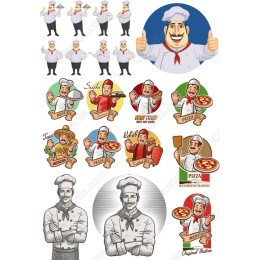 Chef Bundle - Culinary Cliparts