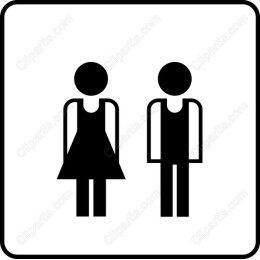 Minimalist Male and Female Icon