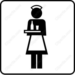 Stylish Waitress