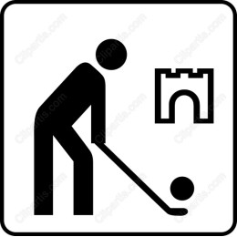 Silhouette Croquet Player