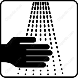 Hand Under Water Spray