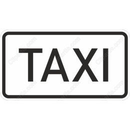 Classic Taxi Sign