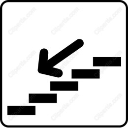 Stairs Direction Arrow Icon