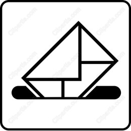 Minimalist Sailboat