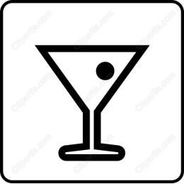 Stylish Cocktail Glass