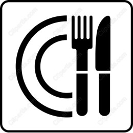 Minimalist Plate and Cutlery