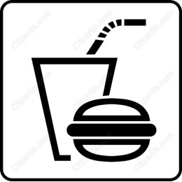Burger and Drink Icon