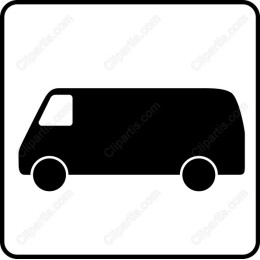 Minimalist Delivery Van