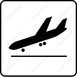 Minimalist Airplane Landing