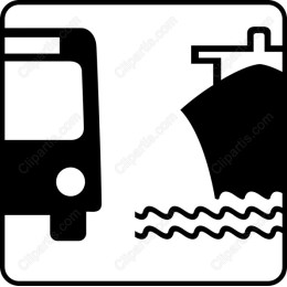 Transportation: Bus and Cargo Ship