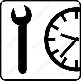 Wrench and Clock