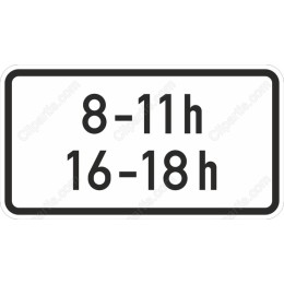 Time Indicator Sign