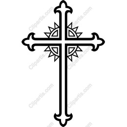 Elegant Cross with Radiant