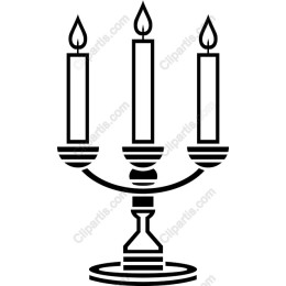 Elegant Three-Armed Candelabrum