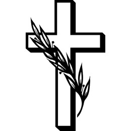 Foliage-Embellished Cross