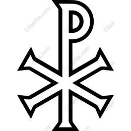 Stylized Cross and P Symbol