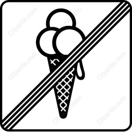 No Ice Cream Icon