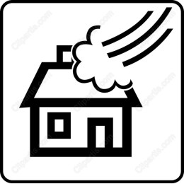 Modern House with Smoke