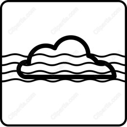 Minimalist Cloud and Waves